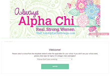 Tablet Screenshot of joinalphachiomega.com